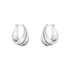Curve øreringe i sterling sølv - 10017502