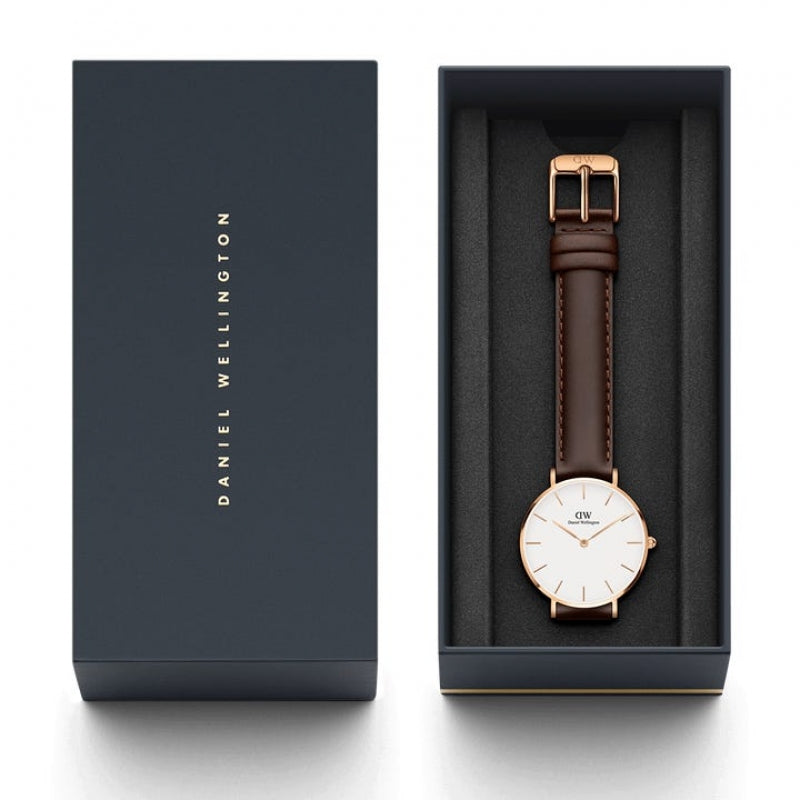 Daniel Wellington Petite Bristol - 32 mm i æske