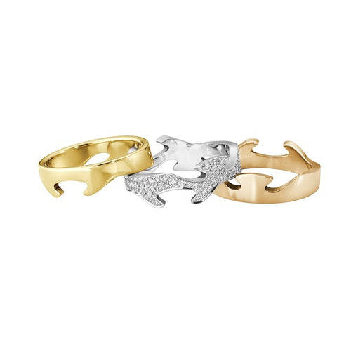 Fusion ringe i 18 kt. guld - 20000293-20000332-20000291