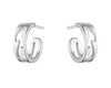 Georg Jensen Fusion øreringe i 18kt. hvidguld - 10016437