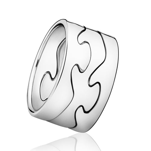 Georg Jensen Fusion ring 3 dele i hvidguld.