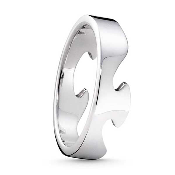 Georg Jensen Fusion hvidguld ring - 20000289