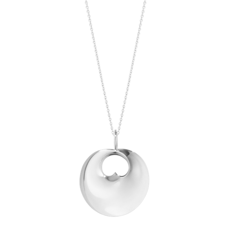 Georg Jensen hearts halskæde i sølv - 3536443