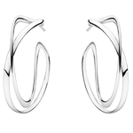 Infinity creoler i sterling sølv - 3539267