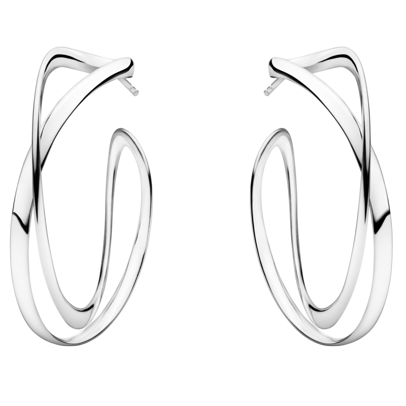 Infinity creoler i sterling sølv - 3539267