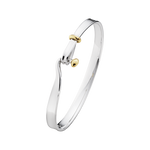 Georg Jensen Torun armring i sølv & guld - 20000546