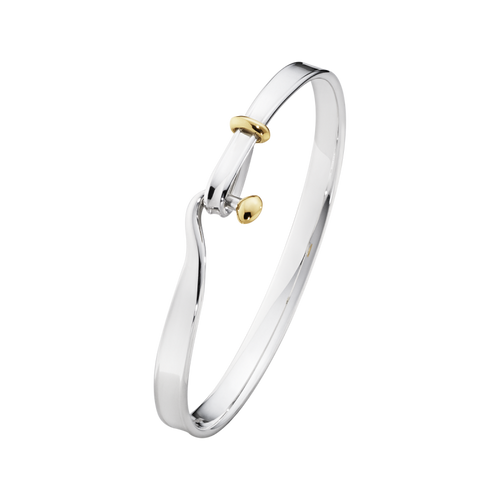 Georg Jensen Torun armring i sølv & guld - 20000546