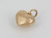Guld Hjerte Vedhæng Massivt - Large