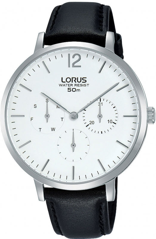 Lorus Dameur Med Sort Læderrem Rp687Cx7