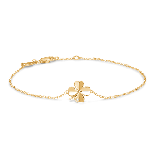 Mads Z CLOVER armbånd 8 Kt. Guld