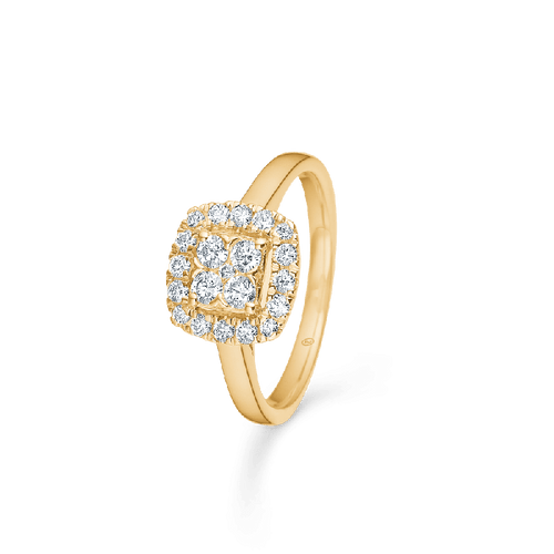 Mads Z MARGARET ring i 14 kt. guld m. diamanter
