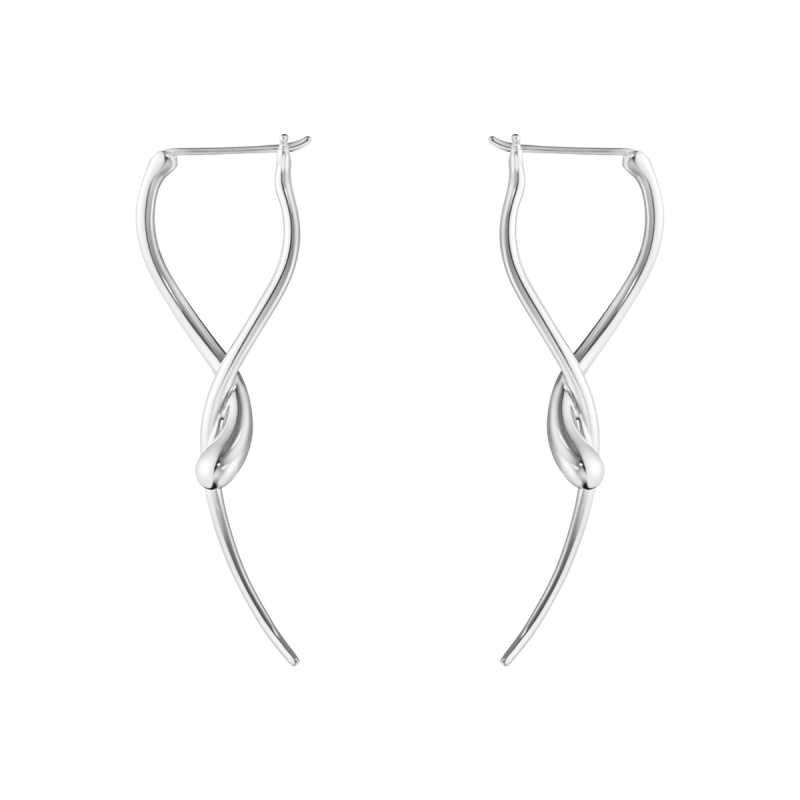 Georg Jensen Mercy øreringe i sølv - 10015150