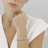 Georg Jensen Moonlight Grapes armbånd i sølv på arm - 20000728