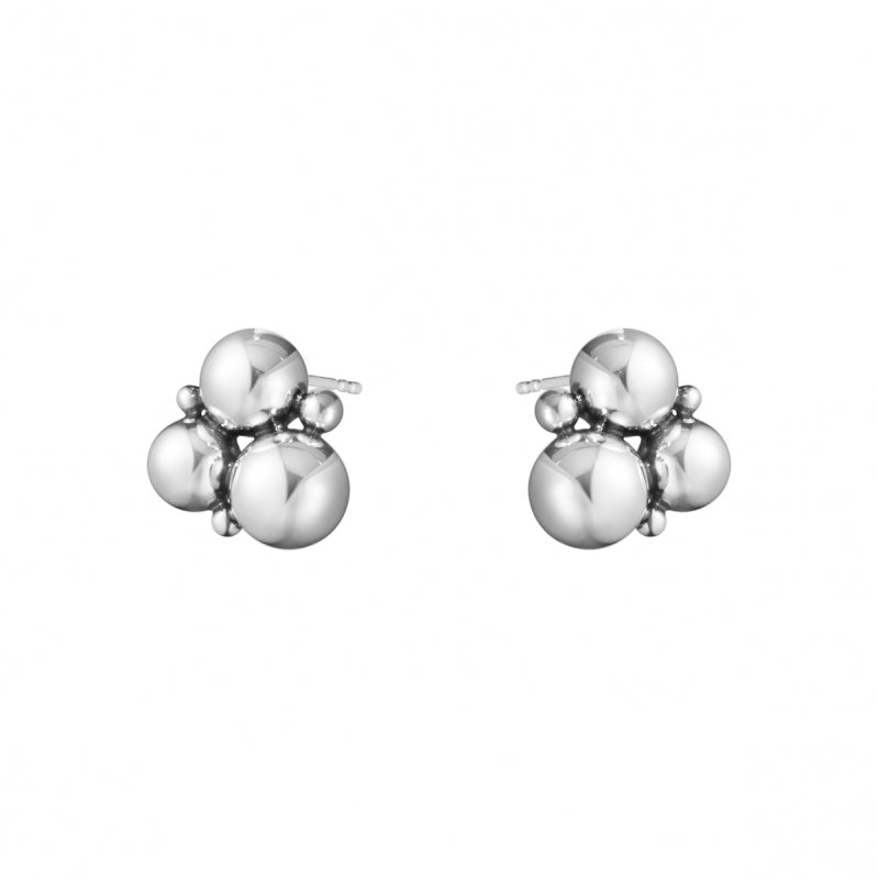 Georg Jensen Moonlight Grapes ørestikker i sølv - 10019038