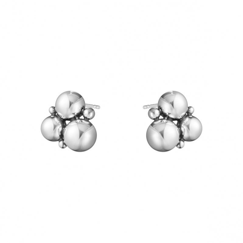 Georg Jensen Moonlight Grapes ørestikker i sølv - 10019038