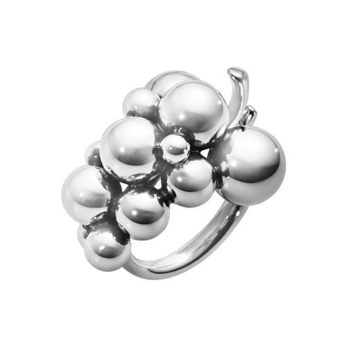 Georg Jensen Moonlight Grapes ring i sølv - 20000388