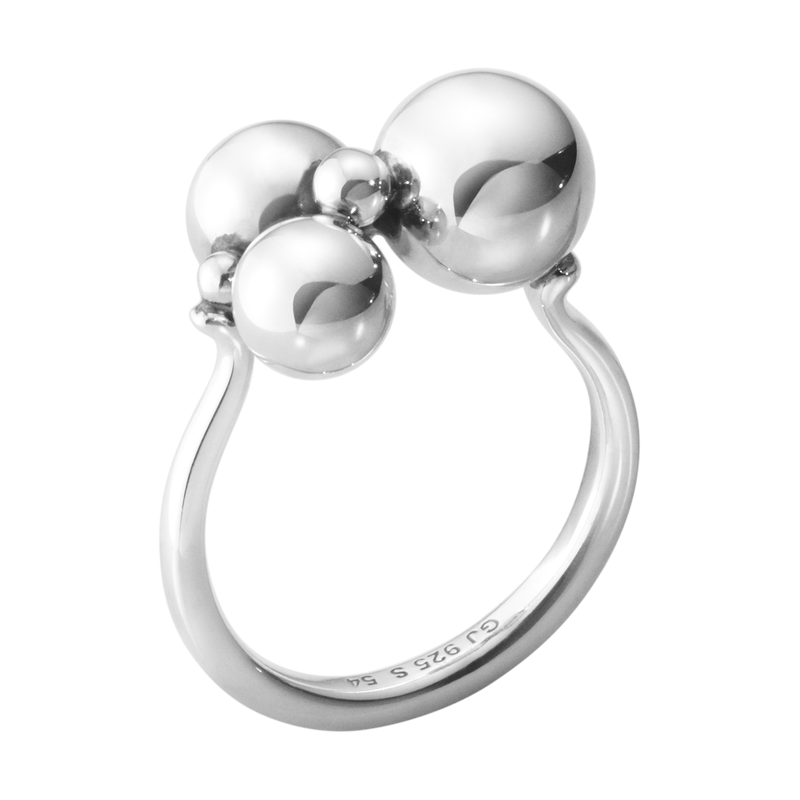 Georg Jensen Moonlight Grapes ring i sølv - 20001007