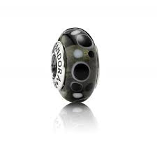 Pandora Murano Black Spot Charms
