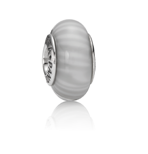 Pandora Murano Grey Stribe Charms