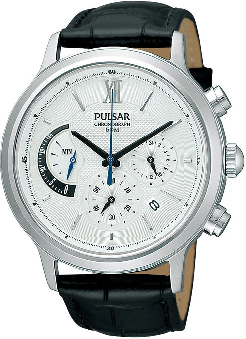 Pulsar Chronograph Herreur Med Rem Pu6005X1