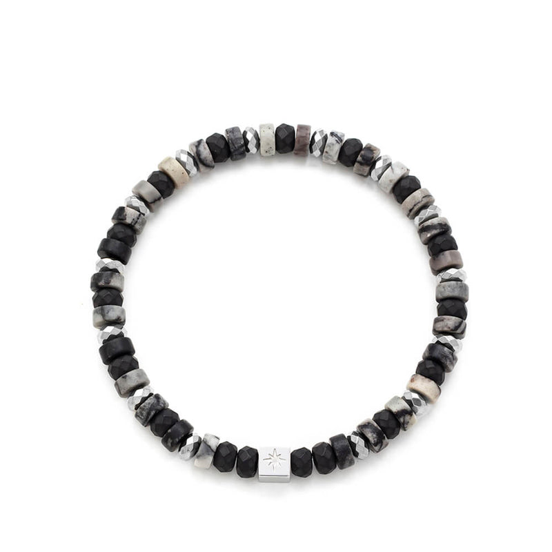 Samie - Armbånd m. stenperler X3009swsblack