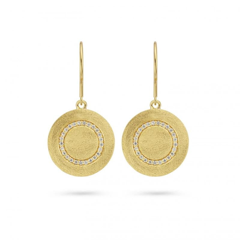 Spirit Icons Ørebøjler - Iris i forgyldt