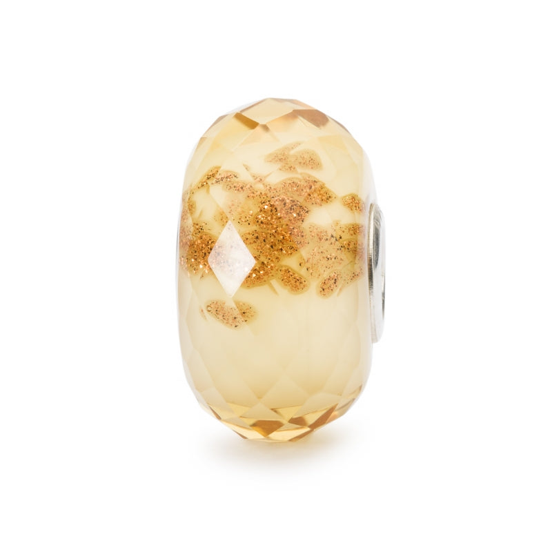 Troldekugle Glas - Gul Glimt