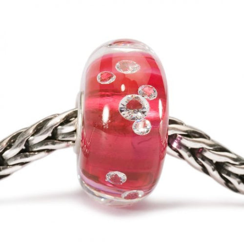 Troldekugle Glas - Pink Diamantkugle